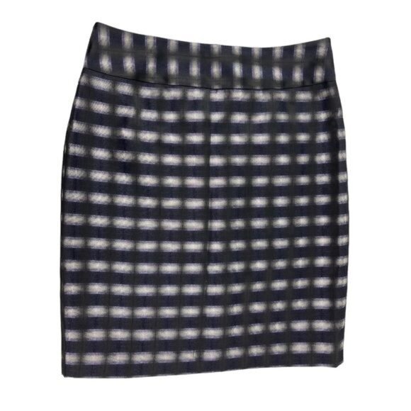 The Limited Abstract Print Career Pencil Skirt Gray, Black, Purple Size 6 - Picture 1 of 12